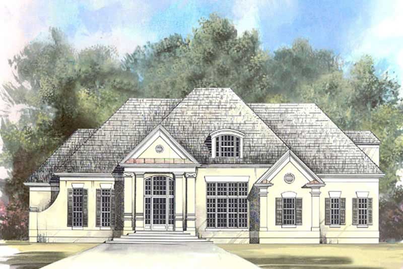 4-Bedroom, 2832 Sq Ft European Home Plan - 106-1257 - Main Exterior