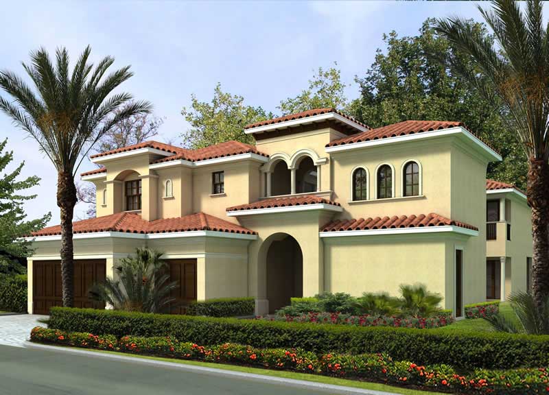 5-Bedroom, 4537 Sq Ft Luxury House Plan - 107-1007 - Front Exterior