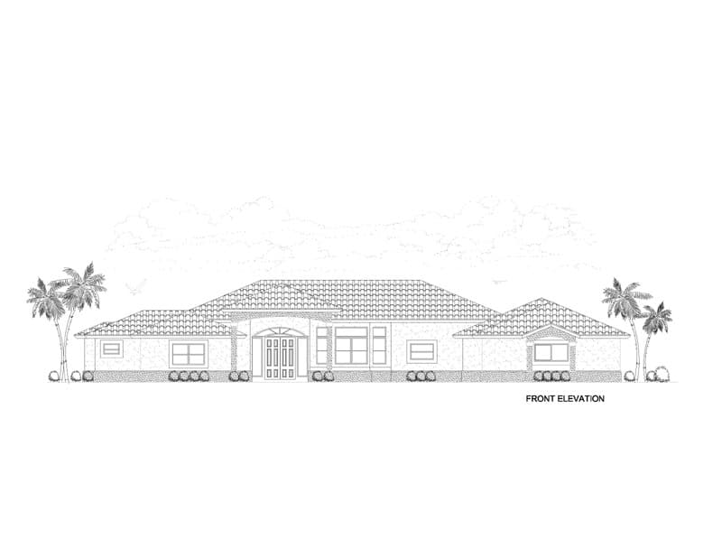 Home Plan Front Elevation