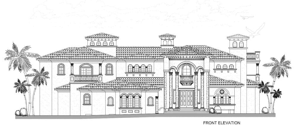 Home Plan Front Elevation