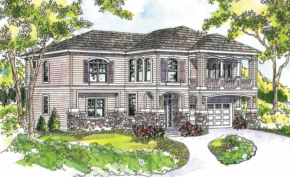3-Bedroom, 2681 Sq Ft Coastal House Plan - 108-1109 - Front Exterior
