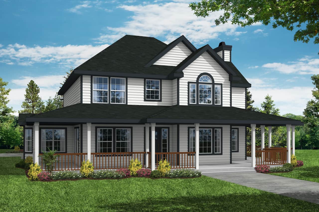 3-Bedroom, 2156 Sq Ft Farmhouse Home - Plan #108-1215 - Main Exterior