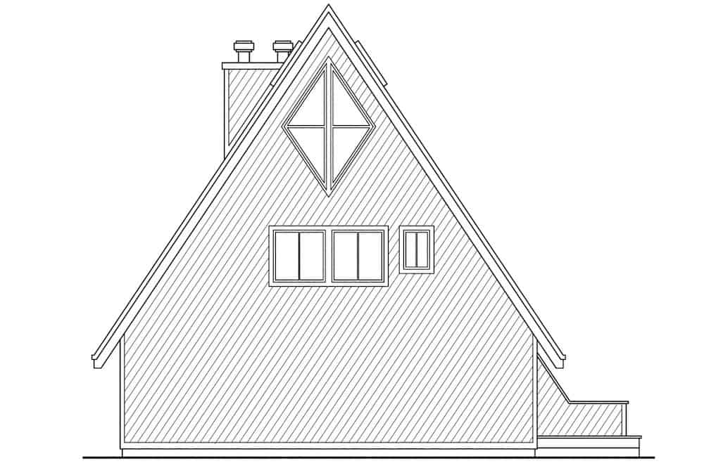 Home Plan Left Elevation