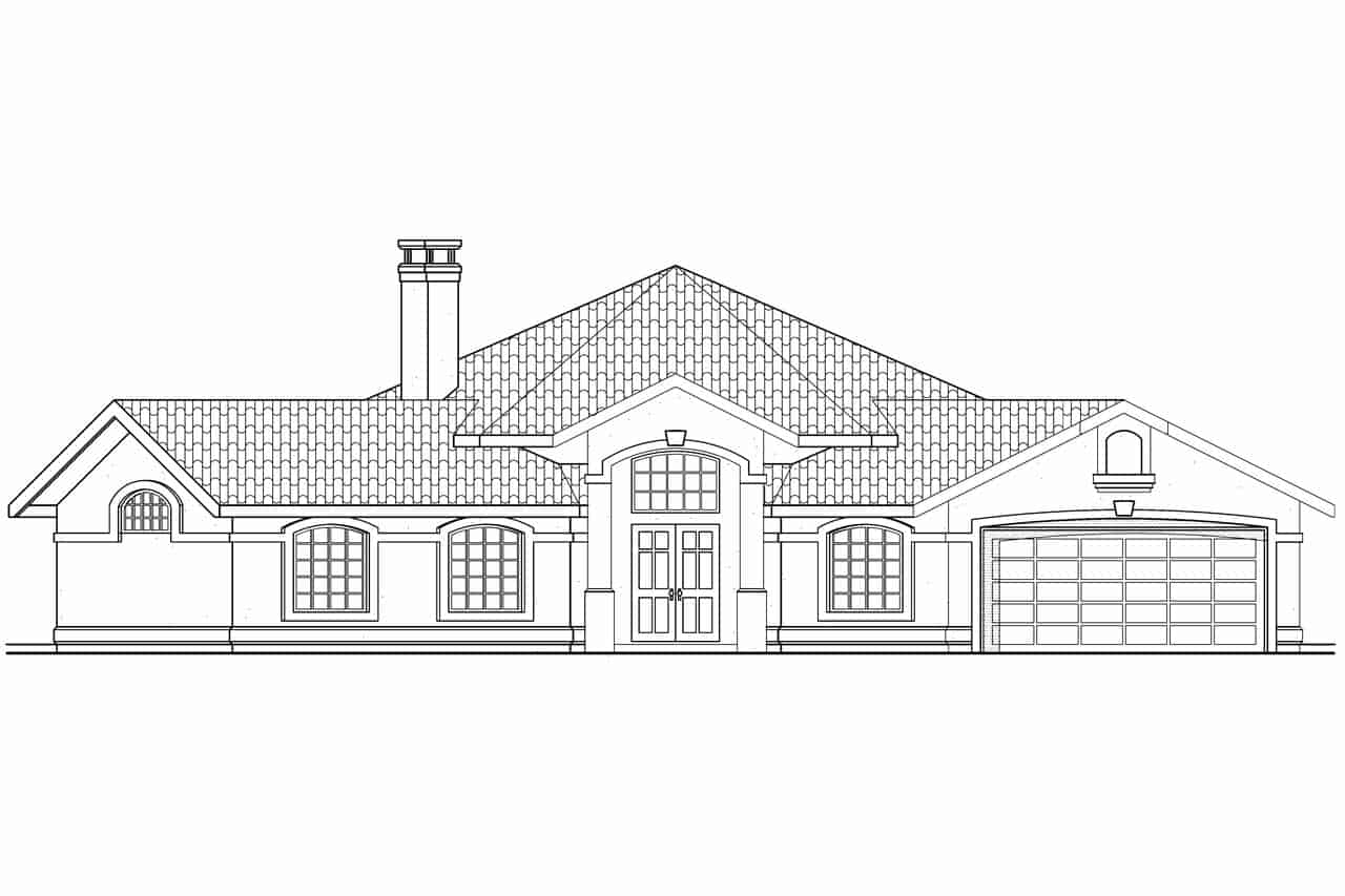 Home Plan Front Elevation