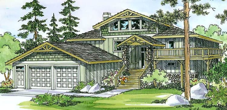 Split-Level House Plans - Raised Ranch Floor Plans & Bi-Level Designs ...