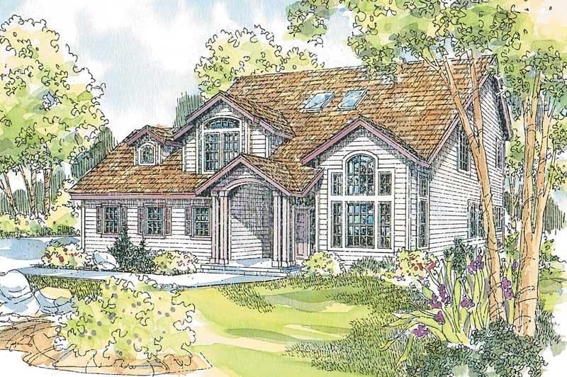 3-Bedroom, 3188 Sq Ft Contemporary Home Plan - 108-1603 - Main Exterior