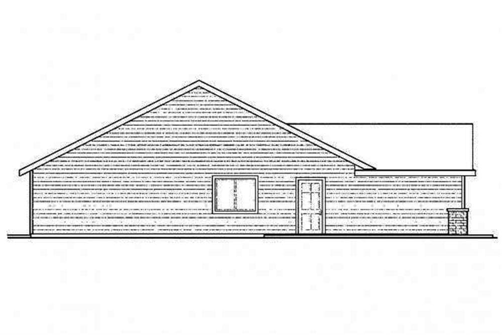 Home Plan Left Elevation