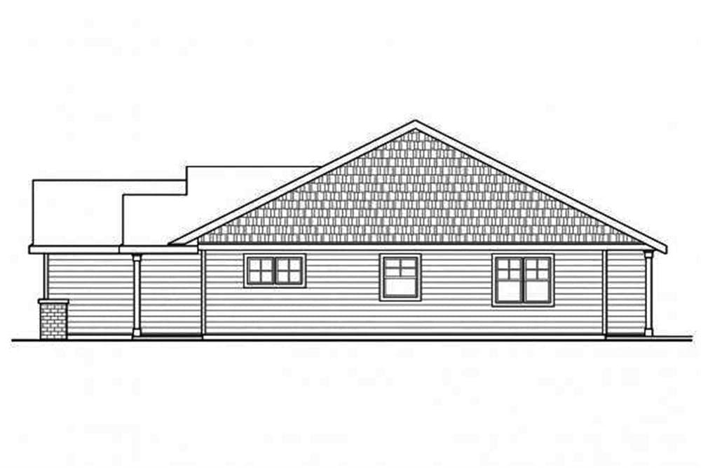 Home Plan Right Elevation