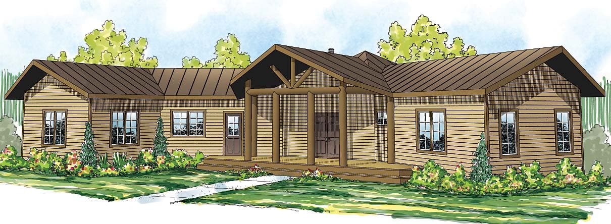 2-Bedroom, 1735 Sq Ft Vacation Homes Home - Plan #108-1706 - Main Exterior