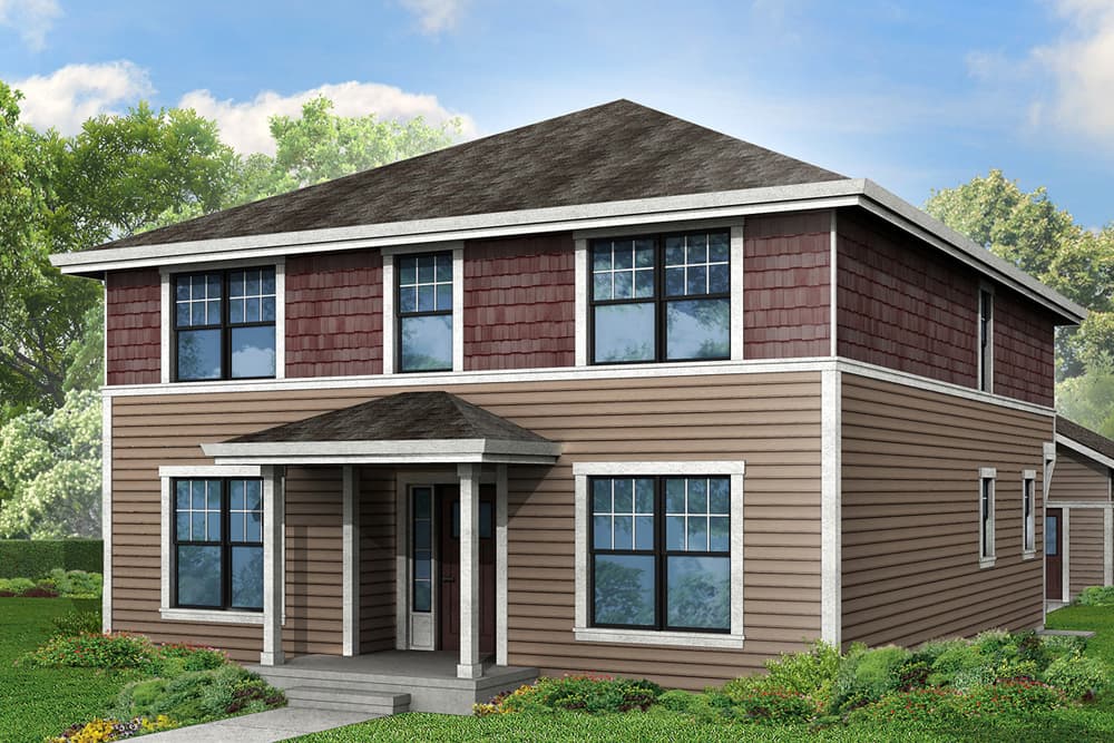 4-Bedroom, 2717 Sq Ft Traditional House Plan - 108-1832 - Front Exterior