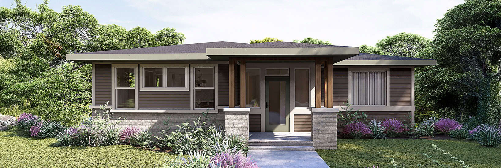 Contemporary House Plan - 3 Bedrms, 2 Baths - 2365 Sq Ft - #108-2143