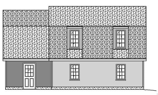 Home Plan Left Elevation