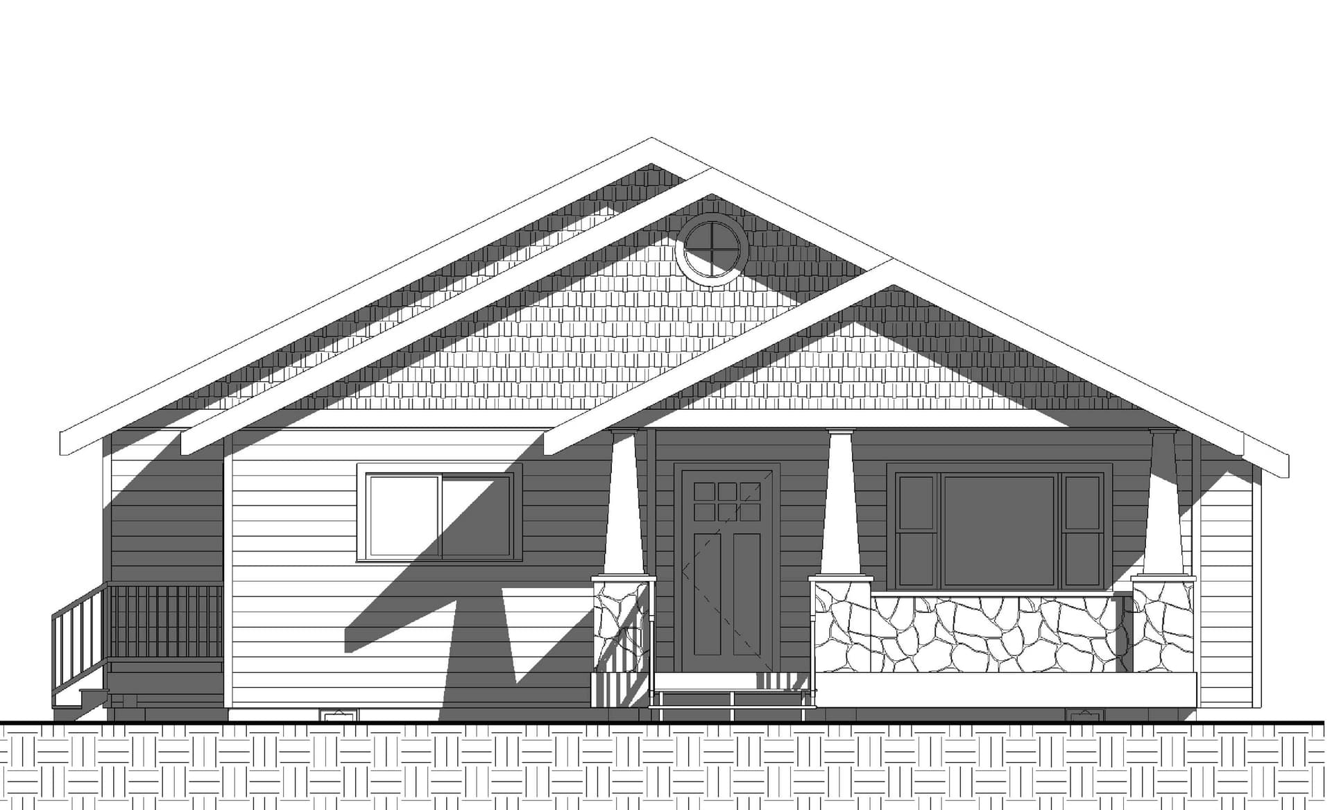 Home Plan Front Elevation