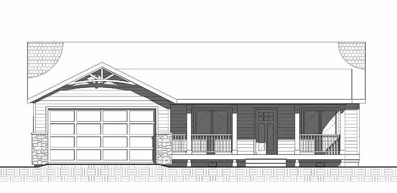 Home Plan Front Elevation