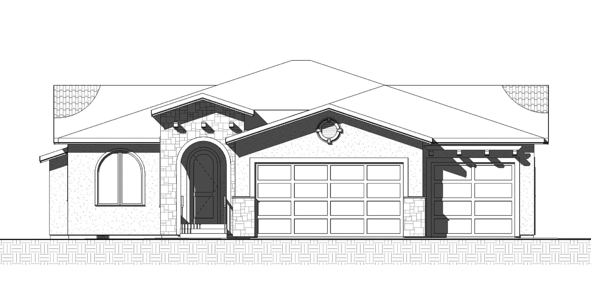 Home Plan Front Elevation