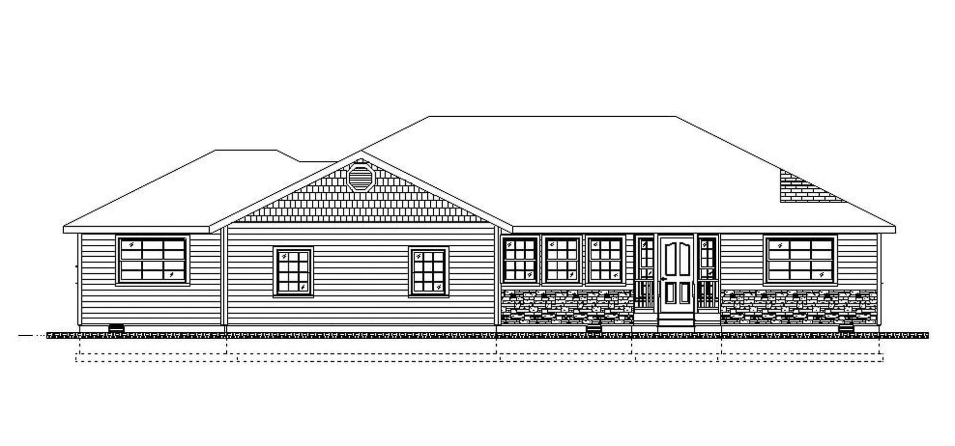 Home Plan Front Elevation