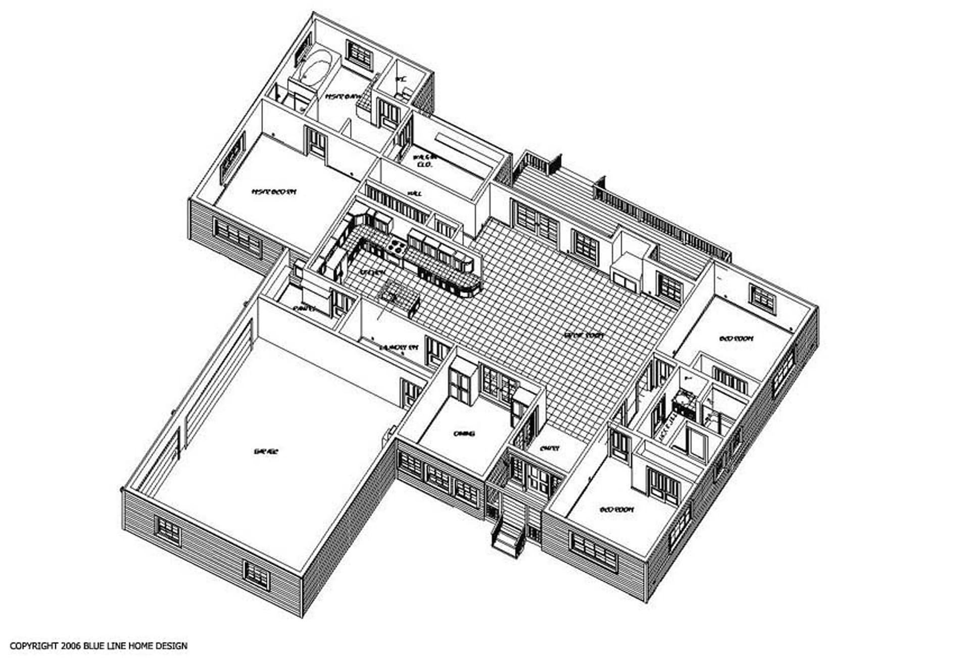 Home Plan 3D Image