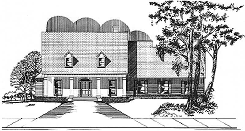 3-Bedroom, 2526 Sq Ft Colonial House Plan - 113-1018 - Front Exterior