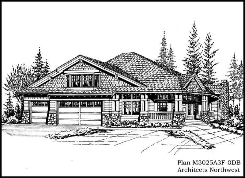 5-Bedroom, 4375 Sq Ft Craftsman House Plan - 115-1003 - Front Exterior