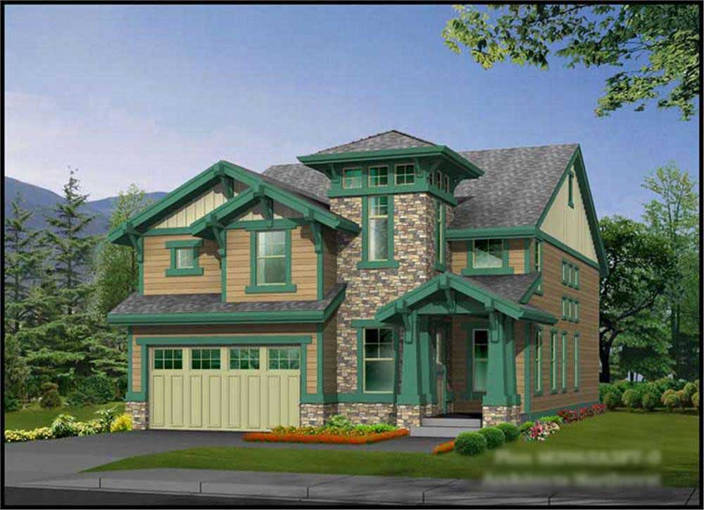 4-Bedroom, 2965 Sq Ft Ranch House Plan - 115-1023 - Front Exterior