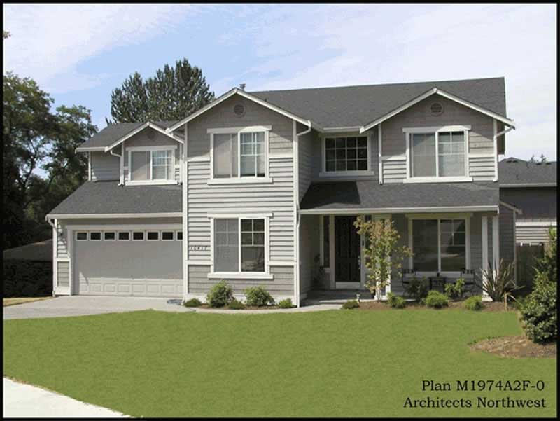 3-Bedroom, 1974 Sq Ft Multi-Level House Plan - 115-1066 - Front Exterior