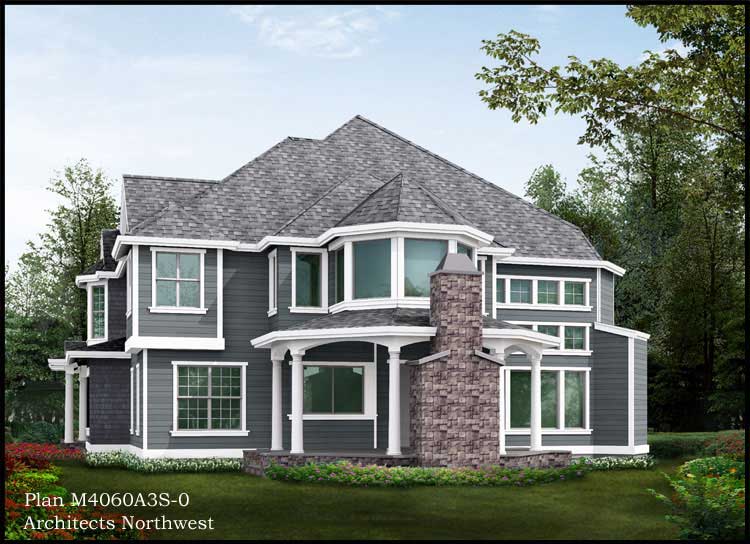 Home Plan Rear Elevation