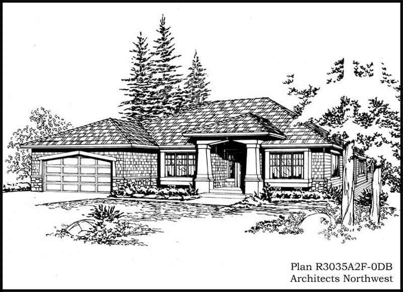 4-Bedroom, 3035 Sq Ft Mediterranean House Plan - 115-1145 - Front Exterior