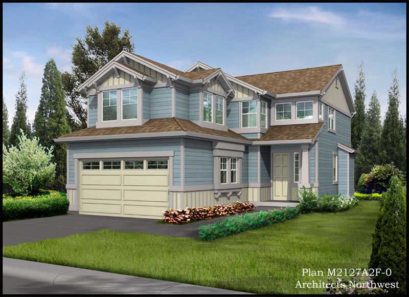 3-Bedroom, 2127 Sq Ft Traditional House Plan - 115-1148 - Front Exterior