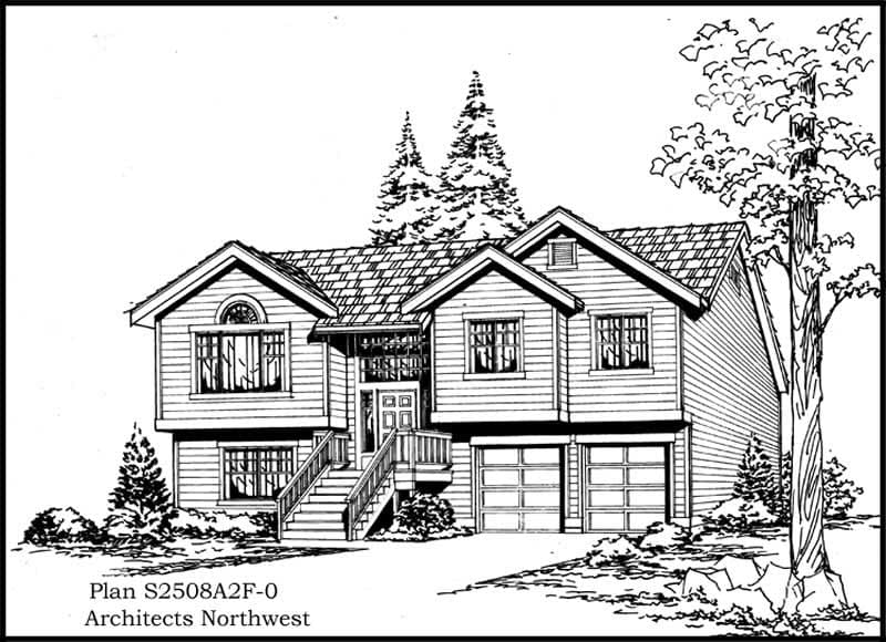 4-Bedroom, 2508 Sq Ft Traditional House Plan - 115-1152 - Front Exterior