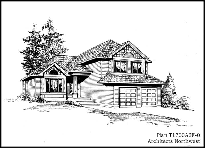 3-Bedroom, 1700 Sq Ft Craftsman Home Plan - 115-1237 - Main Exterior