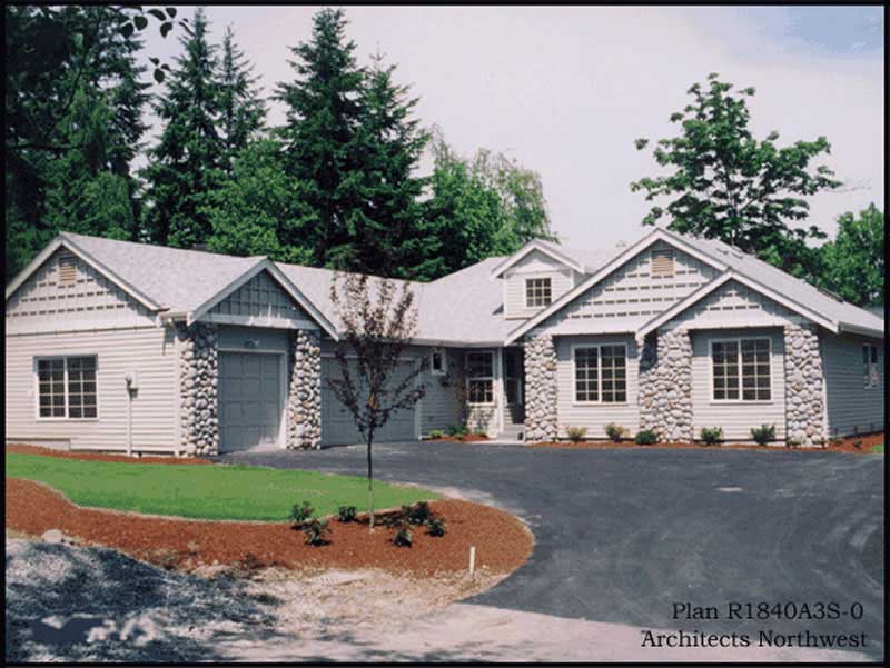 3-Bedroom, 1840 Sq Ft Ranch Home Plan - 115-1250 - Main Exterior