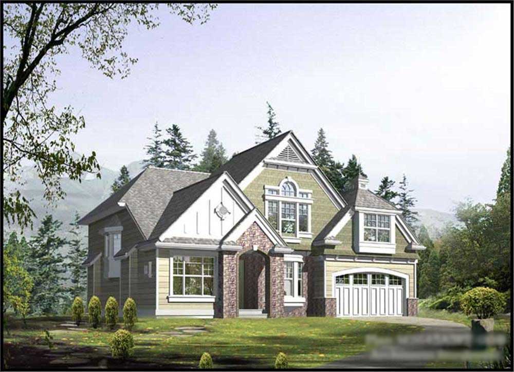 5-Bedroom, 3395 Sq Ft Craftsman House Plan - 115-1323 - Front Exterior