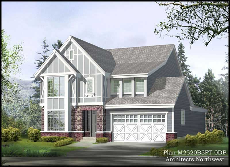 4-Bedroom, 3327 Sq Ft Multi-Level Home Plan - 115-1445 - Main Exterior