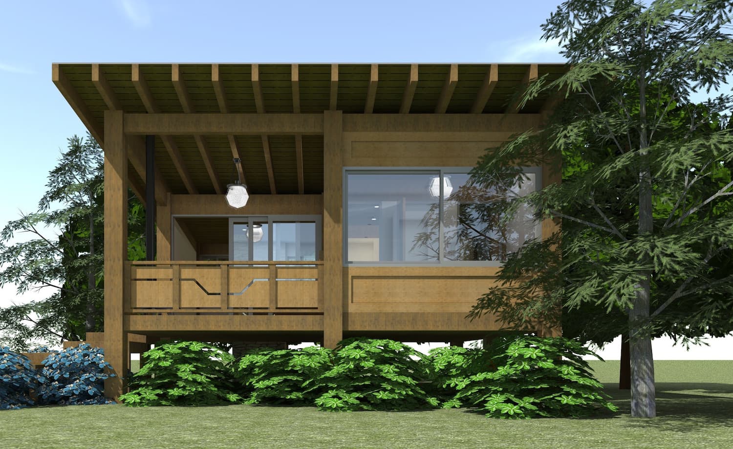 Home Plan Right Elevation