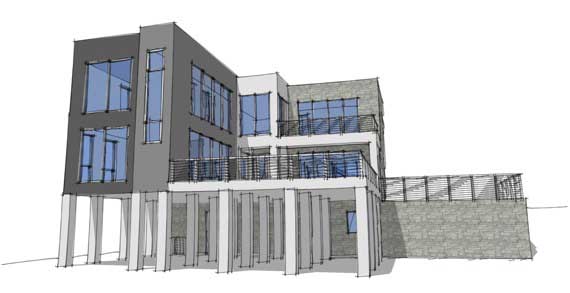 4-Bedroom, 3820 Sq Ft Coastal Home Plan - 116-1020 - Main Exterior