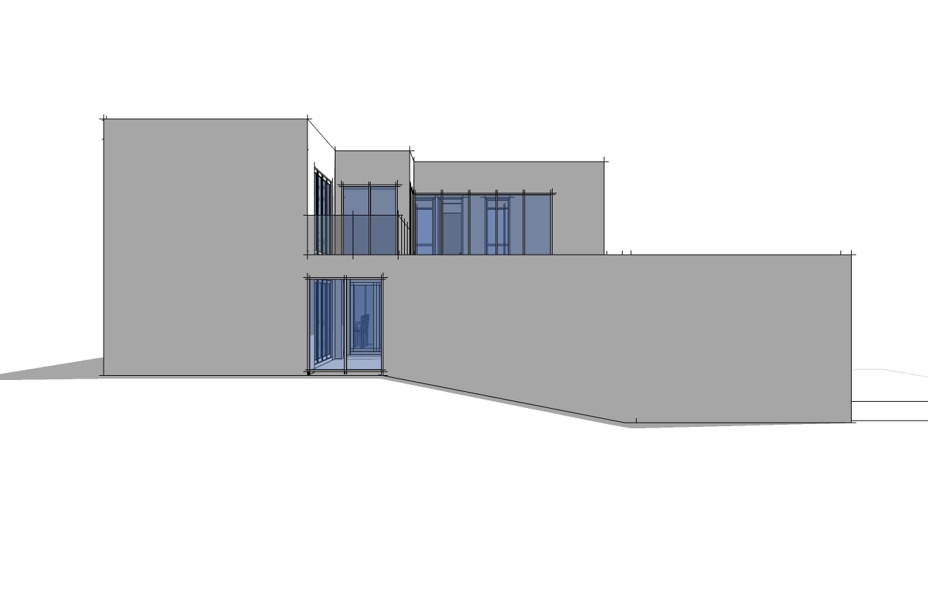 Home Plan Left Elevation