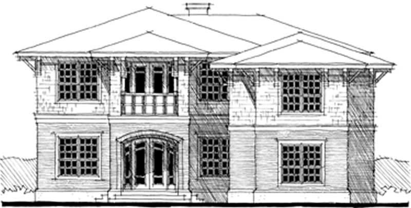 4-Bedroom, 4551 Sq Ft Ranch Home Plan - 116-1056 - Main Exterior