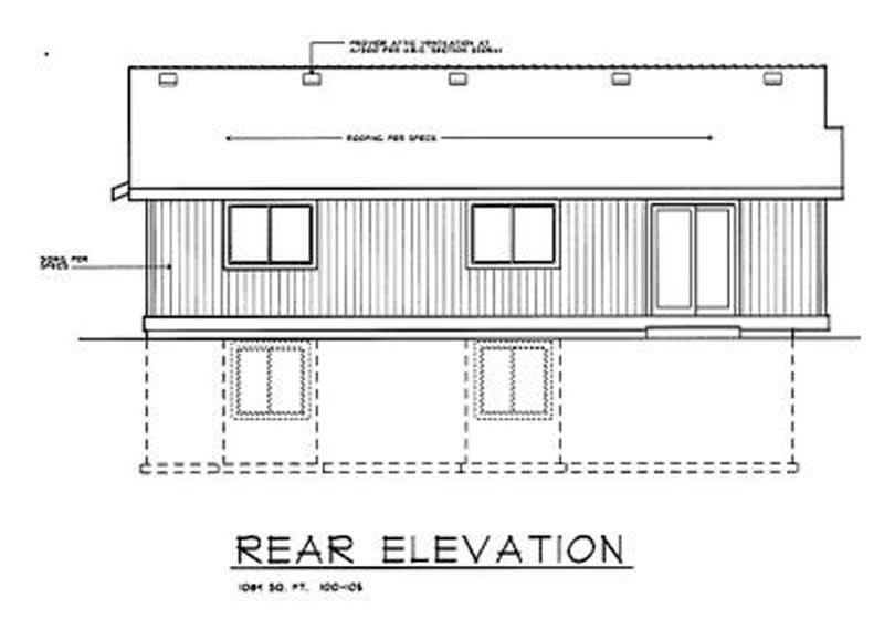 Rear Elevation