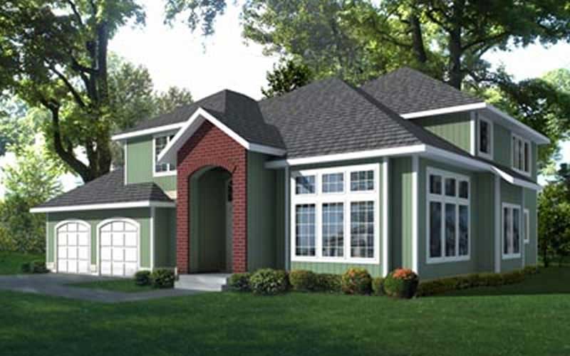 3-Bedroom, 2272 Sq Ft Craftsman House Plan - 119-1203 - Front Exterior