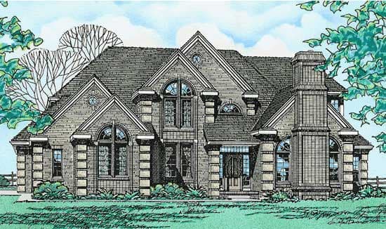 Home Plan Rendering
