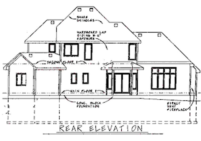 REAR ELEVATION