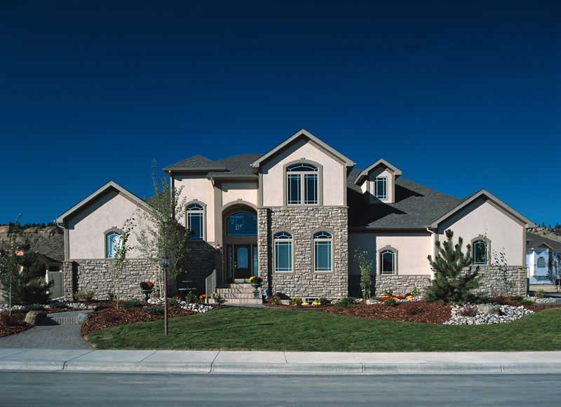 3-Bedroom, 1984 Sq Ft French Home Plan - 120-1966 - Main Exterior