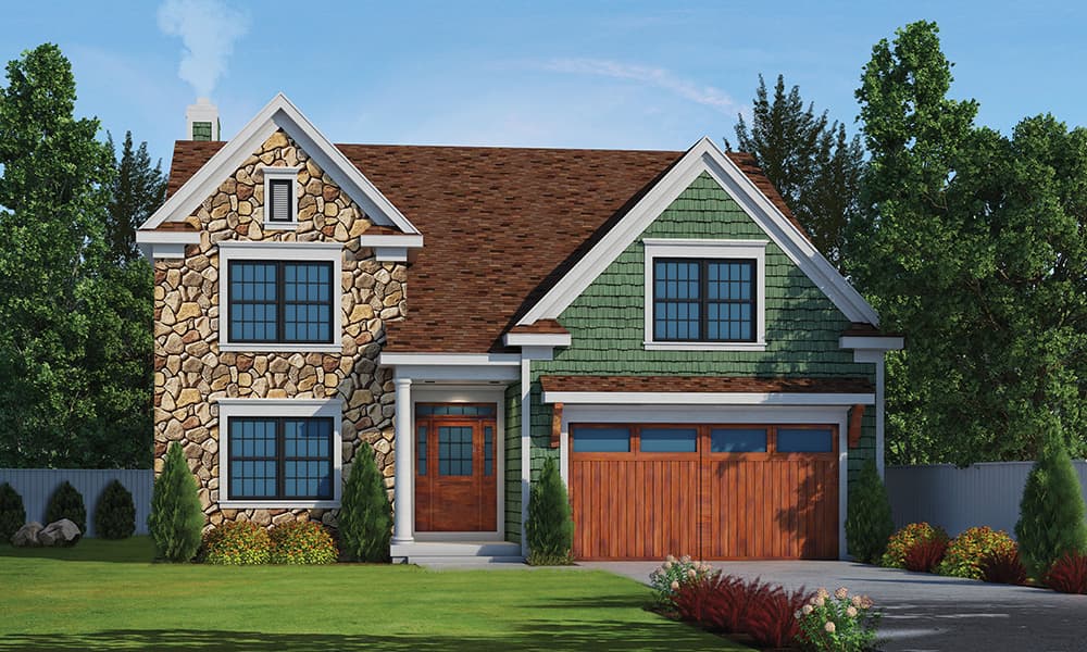 3-Bedroom, 2445 Sq Ft Traditional House Plan - 120-2459 - Front Exterior