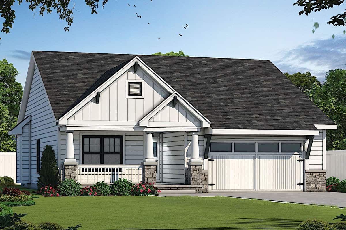3-Bedroom, 1898 Sq Ft Farmhouse Home - Plan #120-2666 - Main Exterior