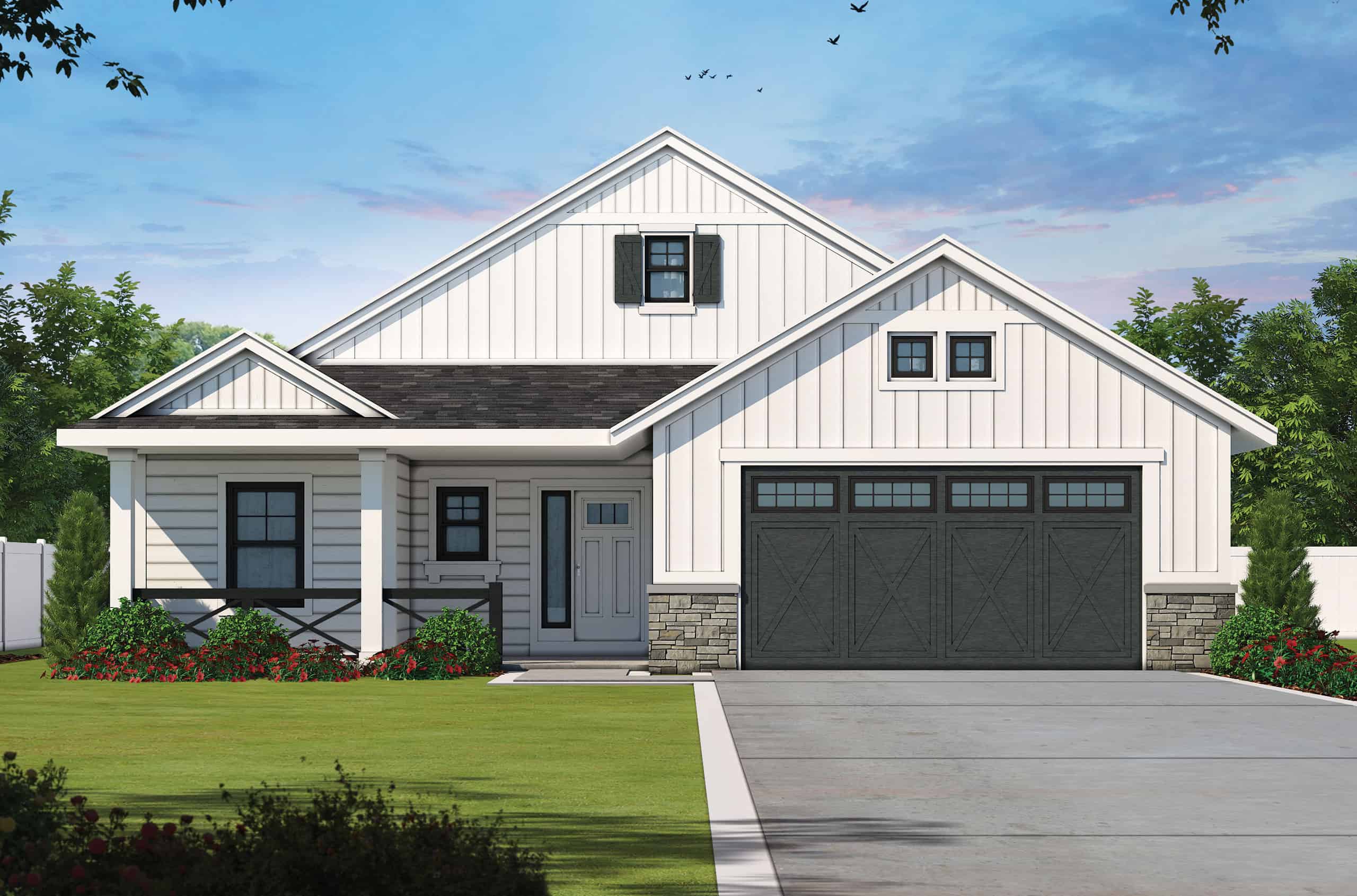 Modern Farmhouse House Plan - 3 Bedrms, 2 Baths - 1619 Sq Ft - #120-2801
