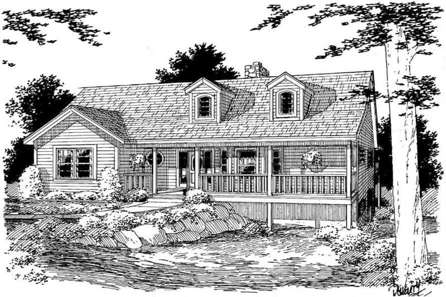 Home Plan Front Elevation
