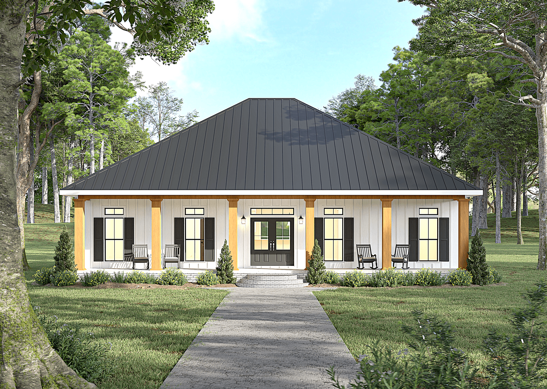 Cedarwood Retreat #68442 | The House Plan Company, image size:1920x1365