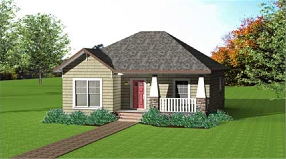 Home Plan Front Elevation