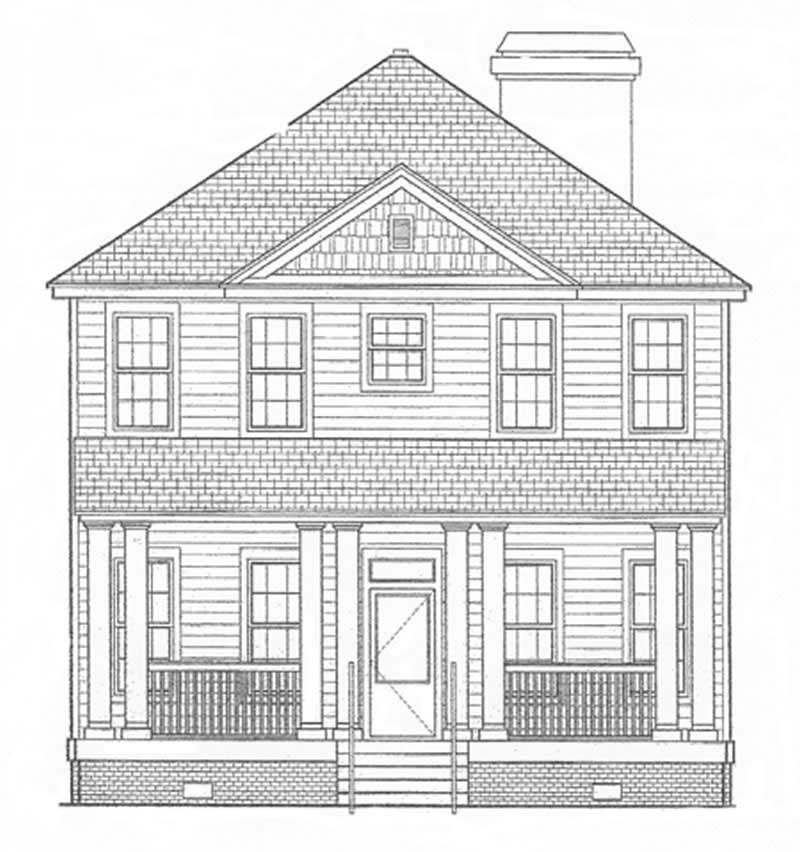Home Plan Front Elevation