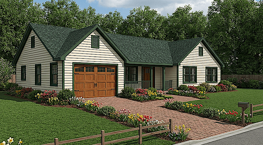 Main image for house plan # 7466